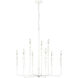 Savanne 9 Light 31.9 inch Textured White Chandelier Ceiling Light